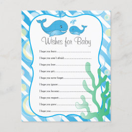 Momma Whale en haar Baby Boy - Wishes Flyer
