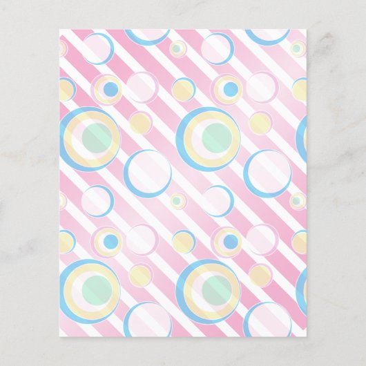 Momma Whale en haar Baby Girl - Snoep Bar Game Flyer (Achterkant)