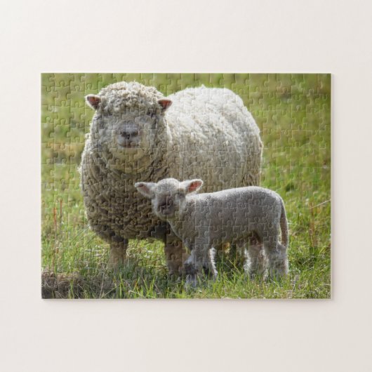 Momma's Baby lamp - 11x14 Legpuzzel (Horizontaal)