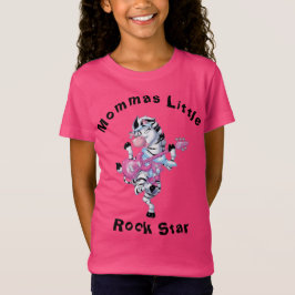 Mommas Little Rock Star Zebra T-shirt