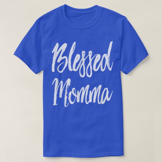 Momma's Momma-script dat T schrijft T-shirt (Design voorkant)