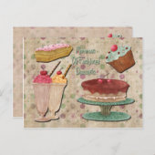 Mommas Old Fashioned Desserts Briefkaart (Voorkant / Achterkant)