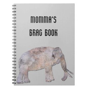 MOMMA'S Olephant-fotonotebook Notitieboek