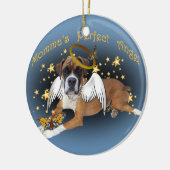 Momma's Perfect Angel Boxer Ornament (Links)
