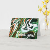 "Momma's Pismo Beach taffy souvenirs" Bedankt Kaart (Gele Bloem)