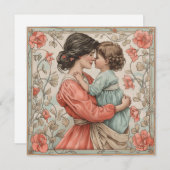 Momma's vreugdevolle momenten: hartverwarmende Kaa Feestdagenkaart (Voorkant / Achterkant)