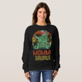 Mommasaurus Rex Dinosaur Momma Saurus Family Match Trui (Voorkant volledig)