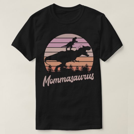 Mommasaurus TRex Dinosaur T-shirt (Design voorkant)