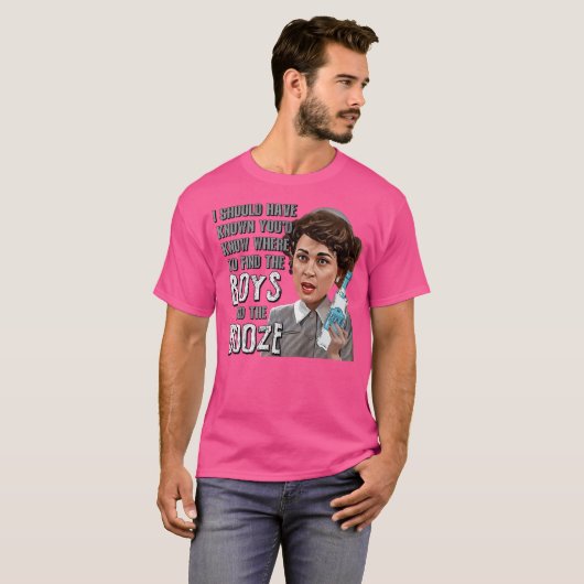 Mommie Dearest - Jongens en drank T-shirt (Voorkant volledig)