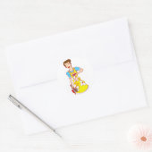 Mommie Dearest Ronde Sticker (Envelop)