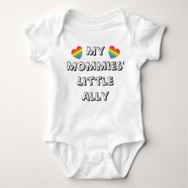Mommies' Ally Rainbow Hearts Twee Moeders Schattig Romper