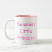 Mommies Little Princess Tweekleurige Koffiemok (Links)