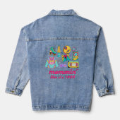 Mommin' Like It's 1999 - Grappig Y2K/90s Esthetisc Denim Jacket (Achterkant)
