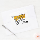 Mommin'Ain't Easy Vierkante Sticker (Envelop)