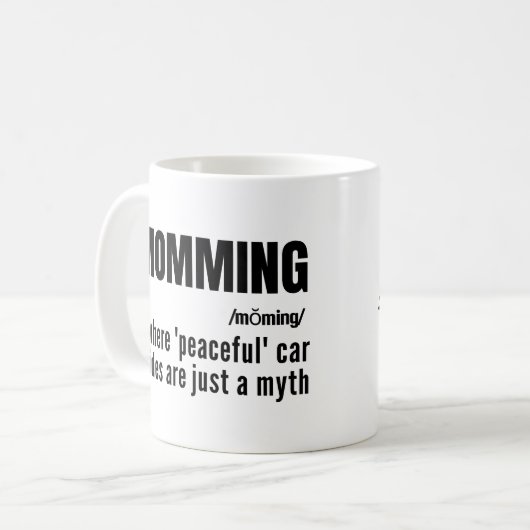 Momming Funny Slogan Moederdag Gift Koffiemok (Voorkant links)