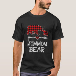 Mommom Beer Kerstmis Pajama Red Pset Buffalo Fam T-shirt