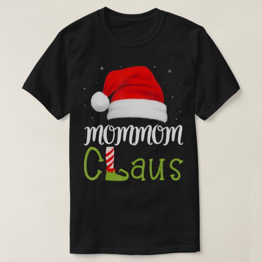 Mommom Claus Family Group Matching Pajama Funny Xm T-shirt (Design voorkant)