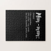 Mommom Gift Definition Grandma Mam-Mam Moederdag Legpuzzel (Horizontaal)