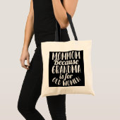 Mommom omdat oma voor Oude Vrouwen is. Tote Bag (Voorkant (product))