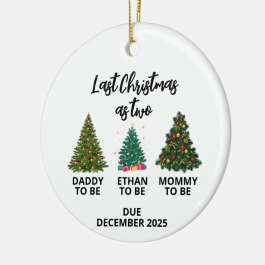 Mommy and Daddy Ornament, Daddy See you soon Keramisch Ornament (Links)