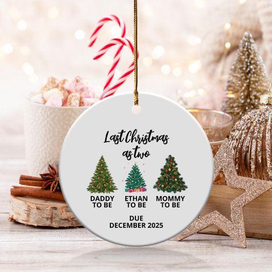 Mommy and Daddy Ornament, Daddy See you soon Keramisch Ornament