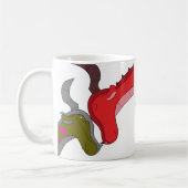 Mommy and Dragon Whimsical Mug Koffiemok (Links)