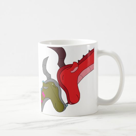 Mommy and Dragon Whimsical Mug Koffiemok (Rechts)