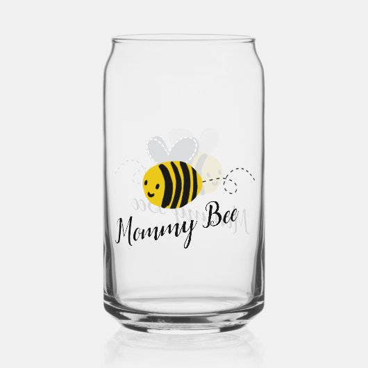 Mommy Bee Blikvorm Glas (Voorkant)
