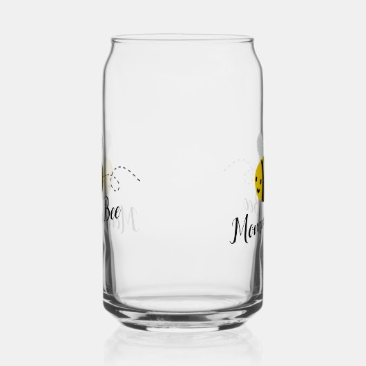 Mommy Bee Blikvorm Glas (Links)