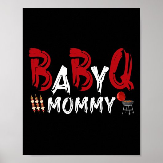 Mommy Byby BBQ Poster (Voorkant)
