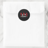 Mommy Byby BBQ Ronde Sticker (Tas)