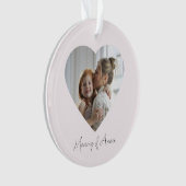 Mommy Custom Name & Photo Acrylic Ornament (voorkant)