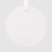 Mommy Custom Name & Photo Acrylic Ornament (achterkant)