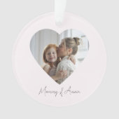 Mommy Custom Name & Photo Acrylic Ornament (voorkant)