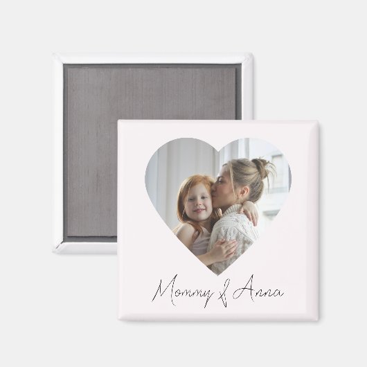 Mommy Custom Name & Photo | Personalized Magnet (Voorkant / Achterkant)