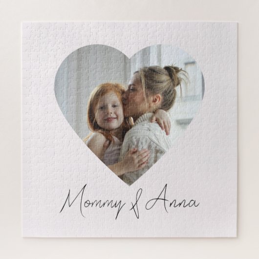 Mommy Custom Name & Photo Puzzle Legpuzzel (Verticaal)