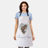Mommy Custom Photo & Text Apron Schort (Gedragen)