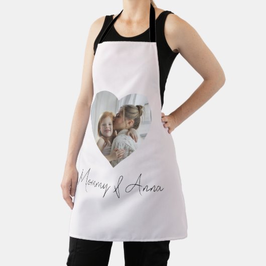 Mommy Custom Photo & Text Apron Schort (Insitu)