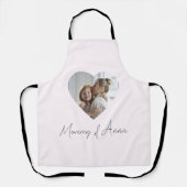 Mommy Custom Photo & Text Apron Schort (Voorkant)