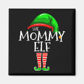 Mommy Elf Family Matching Group Christmas Mom  Magneet (Voorkant)