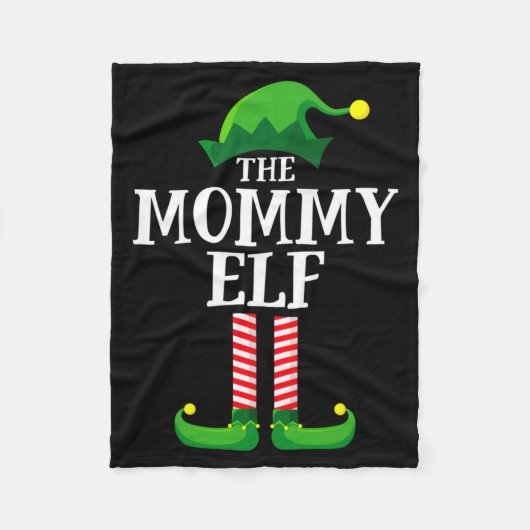 Mommy Elf Matching Family Christmas Party  Fleece Deken (Voorkant)