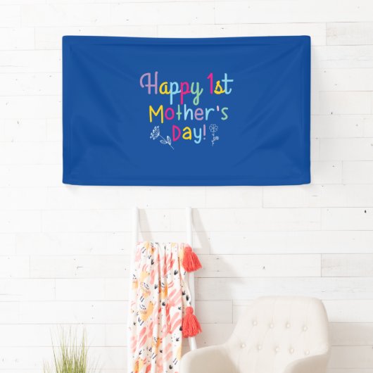 Mommy Gift Happy First Mother's Day Spandoek (Insitu)