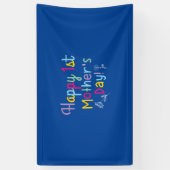 Mommy Gift Happy First Mother's Day Spandoek (Verticaal)