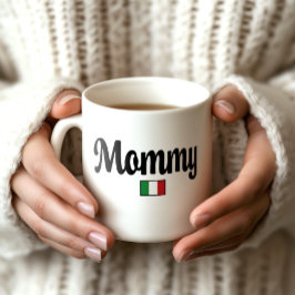 Mommy Italian Flag Mug Koffiemok