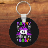 Mommy Of The Brewing Baby Mom To Be Halloween  Sleutelhanger (Voorkant)