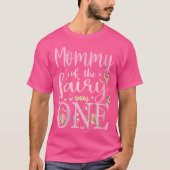 Mommy Of The Fairy One Mom 1St Birthday Party Fami T-shirt (Voorkant)