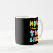 Mommy Of The Two Sweet Donut 2nd Birthday Girl  Koffiemok (Voorkant rechts)