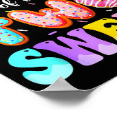 Mommy Of The Two Sweet Donut 2nd Birthday Girl  Poster (Hoek)