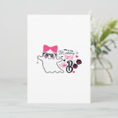 Mommy’s Boo Halloween Feestdagenkaart (Staand voorkant)