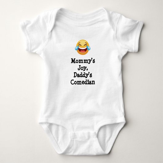 Mommy’s Joy, Daddy’s Comedian Romper (Voorkant)